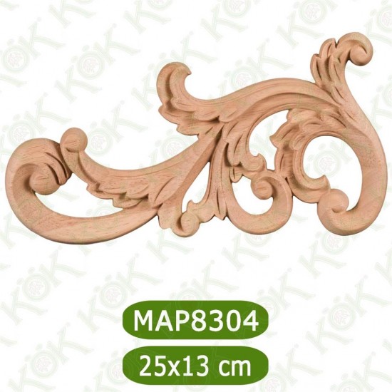 MAP8304-25*13*1,2 Ahşap Oyma Aplik