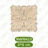 MAP8423 6*6 Ahşap Oyma Aplik