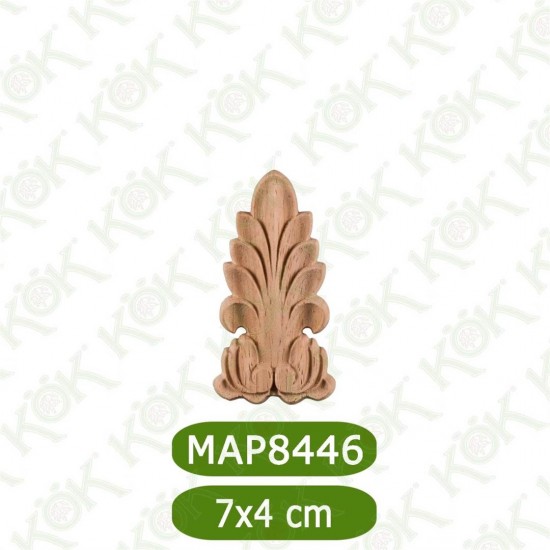 MAP8446-7*4*1 Ahşap Oyma Aplik