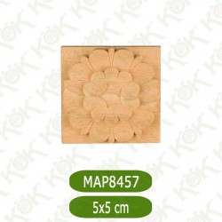 MAP8457-5*5*1 Ahşap Oyma Aplik
