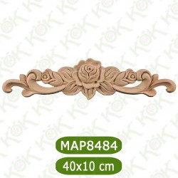 MAP8484-40*10*1,2 Ahşap Oyma Aplik