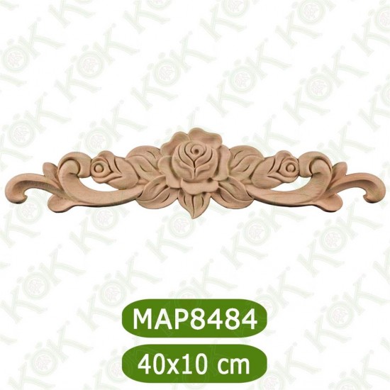 MAP8484-40*10*1,2 Ahşap Oyma Aplik
