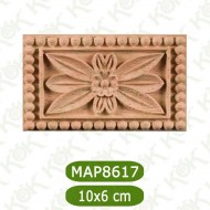MAP8617-10*6*0,8 Ahşap Oyma Aplik