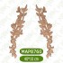 MAP8760-40*10*1,4 Ahşap Oyma Aplik