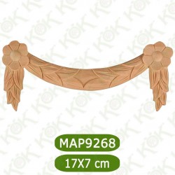 MAP9268-17*7*1 Ahşap Oyma Aplik