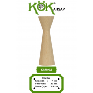 SMD02-20 Ahşap Şamdan
