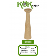 SMD03-20 Ahşap Şamdan