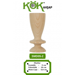 SMD05-2 Ahşap Şamdan