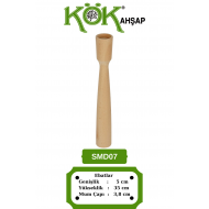 SMD07-35 Ahşap Şamdan