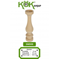 SMD09-35 Ahşap Şamdan