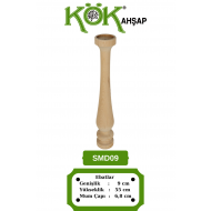 SMD09-55 Ahşap Şamdan