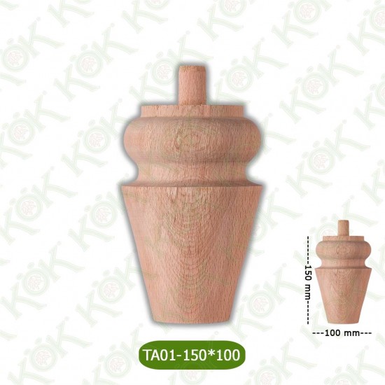 TA01-150-100 Ahşap Torna Koltuk Ayağı