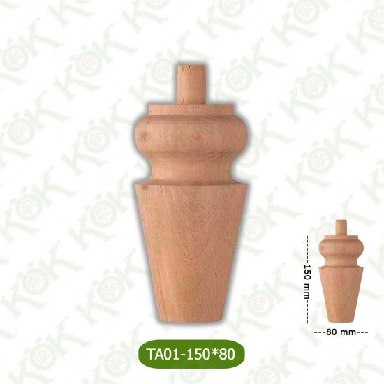 TA01-150-80 Ahşap Torna Koltuk Ayağı