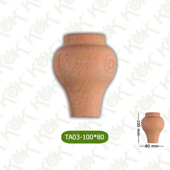 TA03-100-80 Ahşap Torna Koltuk Ayağı