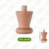 TA04-100-80 Ahşap Torna Koltuk Ayağı