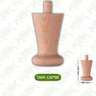 TA04-120-80 Ahşap Torna Koltuk Ayağı