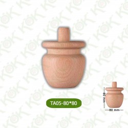 TA05-80-80 Ahşap Torna Koltuk Ayağı