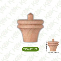 TA06-80-100 Ahşap Torna Koltuk Ayağı
