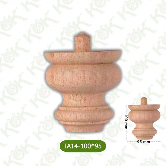 TA14-100-95 Ahşap Torna Koltuk Ayağı