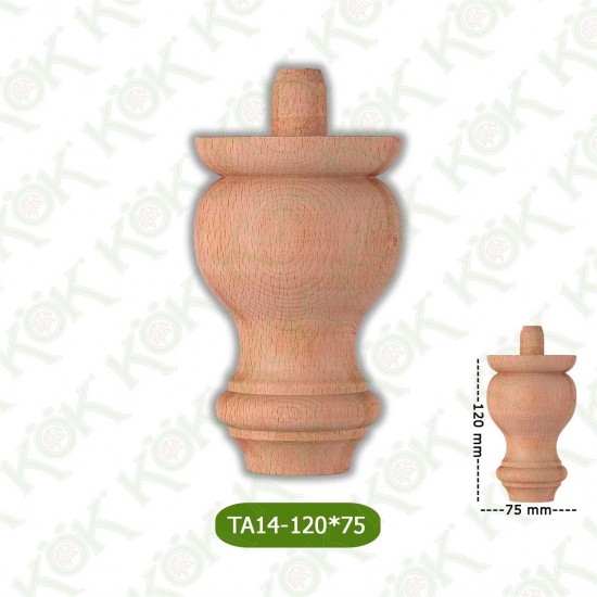 TA14-120-75 Ahşap Torna Koltuk Ayağı
