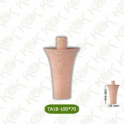 TA18-100-70 Ahşap Torna Koltuk Ayağı
