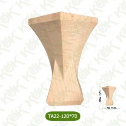 TA22-120-70 Ahşap Torna Koltuk Ayağı