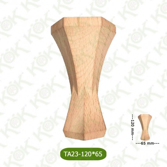 TA23-120-65 Ahşap Torna Koltuk Ayağı
