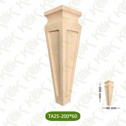 TA25-200-60 Ahşap Torna Koltuk Ayağı