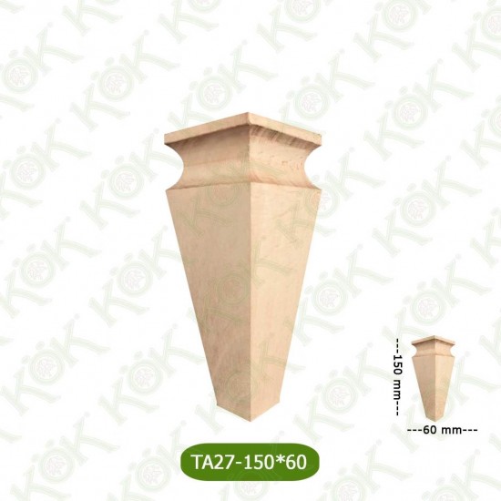 TA27-150-60 Ahşap Torna Koltuk Ayağı