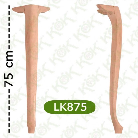 LK875 Kulaklı Klasik Lükens Ayak 8*8*75
