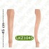 LKZ1045 Kulaksız Lükens Ayak 10*10*45