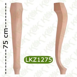 LKZ1275 Kulaksız Lükens Ayak 12*12*75
