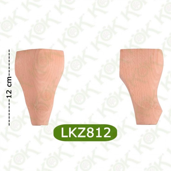 LKZ812 Kulaksız Lükens Ayak 8*8*12