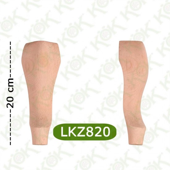 LKZ820 Kulaksız Lükens Ayak 8*8*20