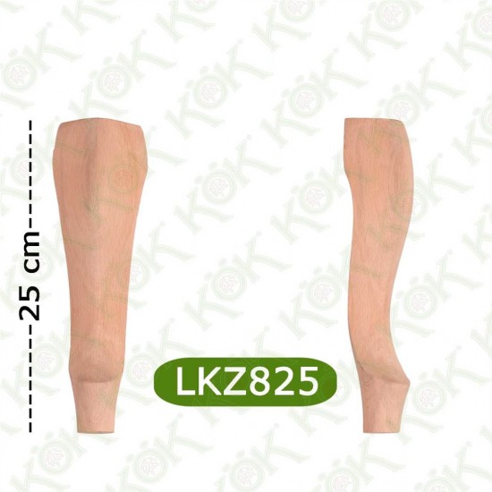LKZ825 Kulaksız Lükens Ayak 8*8*25