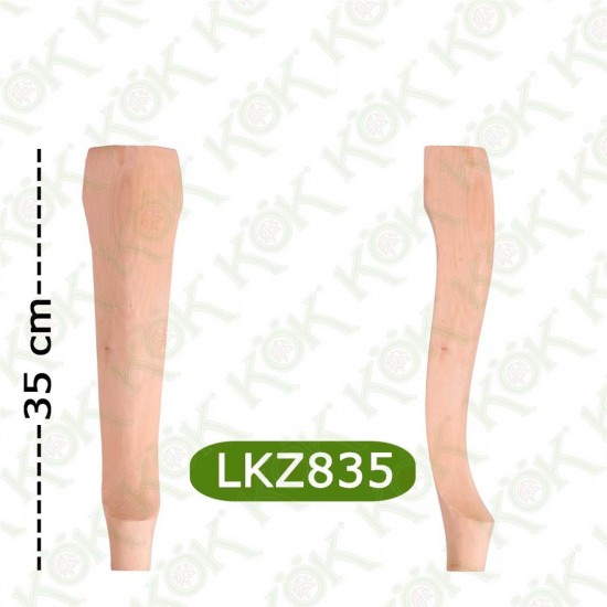 LKZ835 Kulaksız Lükens Ayak 8*8*35