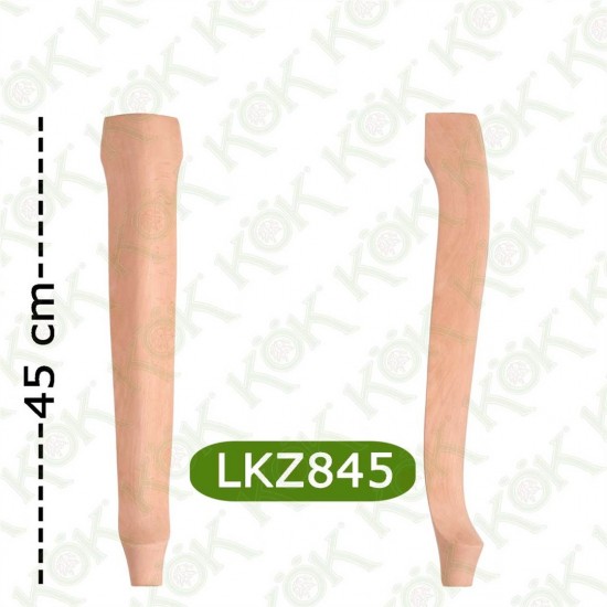 LKZ845 Kulaksız Lükens Ayak 8*8*45