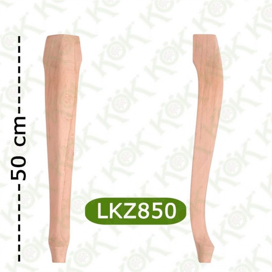 LKZ850 Kulaksız Lükens Ayak 8*8*50