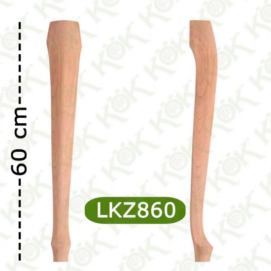 LKZ860 Kulaksız Lükens Ayak 8*8*60