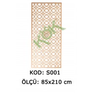 S001 MDF Seperatör Serpme 210*85 Cm
