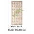 S013 MDF Seperatör Lale 210*85 Cm