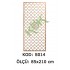 S014 MDF Seperatör Konak 210*85 Cm