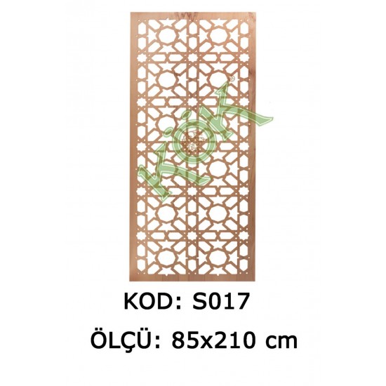 S017 MDF Seperatör Karo 210*85 Cm