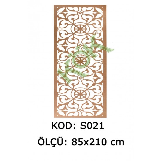 S021 MDF Seperatör Yonca 210*85 Cm
