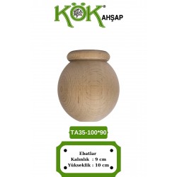 TA35-100-90 Ahşap Torna Koltuk Ayağı