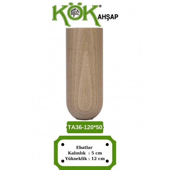 TA36-120-50 Ahşap Torna Koltuk Ayağı