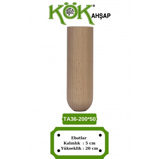 TA36-200-50 Ahşap Torna Koltuk Ayağı