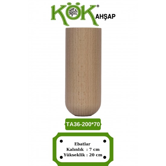 TA36-200-70 Ahşap Torna Koltuk Ayağı