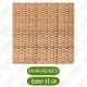 Oval Kapalı Örgü Hasır Esmer 3*3 mm - 45 cm