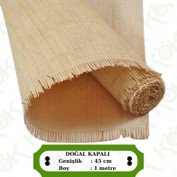 Oval Kapalı Örgü Hasır Esmer 3*3 mm - 45 cm